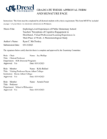 Exploring lived experiences of public elementary school teachers' perceptions of cognitive engagement in distributed, virtual professional learning experiences in their place of work: a phenomenological study