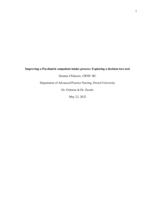 Improving a psychiatric outpatient intake process: exploring a decision tree tool