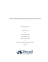 Music's Essential Role During Psychedelic Therapy: Implications for Music Therapy