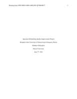 Specimen mislabeling quality improvement project