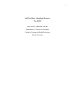 Gulf War Illness Educational Resources