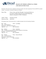 Tweets, likes, and click-throughs: assessing the return on investment of higher education social media marketing initiatives during the COVID-19 pandemic