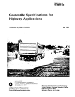 Geotextile specifications for highway applications