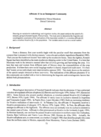 Affricate /c/ in an Immigrant Community