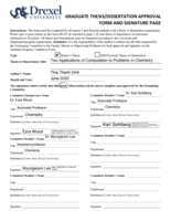 Two applications of computation to problems in chemistry