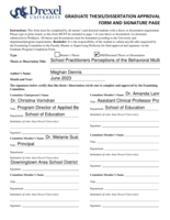 School practitioners' perceptions of the behavioral multi-tiered systems of support: a phenomenological study