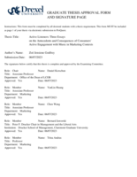 Active listeners: three essays on the antecedents and consequences of consumers' active engagement with music in marketing contexts