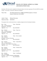 The Relationship between ADHD and PTSD Symptoms in Trauma Exposed Adolescents with ADHD