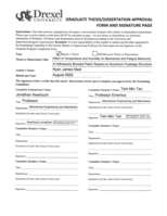 Effect of Temperature and Humidity on Mechanical and Fatigue Behaviors of Adhesively Bonded Patch Repairs to Aluminum Fuselage Structure