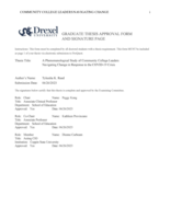 A phenomenological study of community college leaders navigating change in response to the COVID-19 crisis