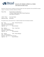 Teacher burnout and resilience: a narrative inquiry study about teacher experiences in the wake of COVID-19