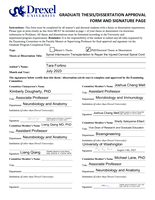 Spinal Interneuron Transplantation to Repair the Injured Cervical Spinal Cord