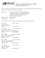 An Investigation of Gel and Composite Materials: Techniques to Improve Their Mechanical Properties and The Use of Dielectric-Barrier Discharge Plasma as a Polymerization Tool