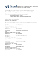 Arts-based psychosocial intervention training in humanitarian emergency settings: clinical, ethical, cultural, and professional implications
