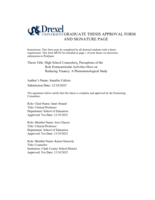High school counselors' perceptions of the role extracurricular activities have on reducing truancy: a phenomenological study