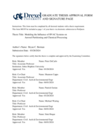 Modeling the influence of HVAC systems on aerosol partitioning and chemical processing