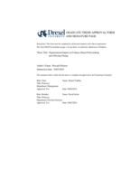 Organizational impact on evidence-based policymaking and affecting change
