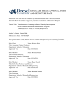 Transformative learning as part of faculty development in an academic biomedical innovation program: a multiple case study of faculty experiences