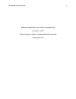 Reducing Catheter Days on an Acute Care Inpatient Unit