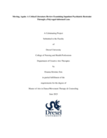Moving, again: a critical literature review examining inpatient psychiatric restraint through a polyvagal-informed lens