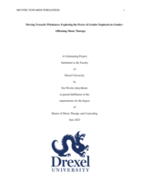 Moving towards wholeness: exploring the power of gender euphoria in gender-affirming music therapy