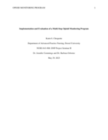 Implementation and evaluation of a multi-step opioid monitoring program