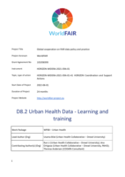 WorldFAIR (D8.2) Urban health data - learning and training