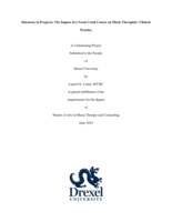 Harmony in progress: the impact of a vocal crash course on music therapists' clinical practice
