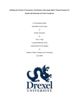 Building the chords of connection: developing a neurologic music therapy program for people with dementia and their caregivers