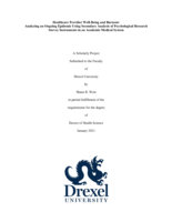 Healthcare provider well-being and burnout: analyzing an ongoing epidemic using secondary analysis of psychological research instruments in an academic medical system