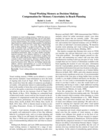 Visual Working Memory as Decision Making: Compensation for Memory Uncertainty in Reach Planning