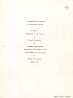 A thermodynamic analysis of a refinery process