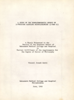 A study of the sympathomimetic effect of 2-pyridine aldoxime methylchloride (2-PAM C1)
