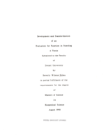 Development and standardization of an evaluation for function in standing