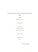 Understanding the structure of object-oriented software through runtime