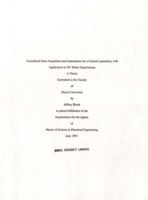 Centralized data acquisition and automation for a control laboratory with application to DC motor experiments