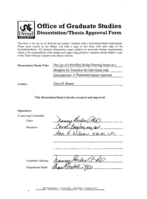 The use of a modified bridge drawing series as a metaphor for transition for individuals with schizophrenia: a phenomenological approach