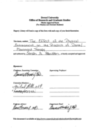 The effect of the physical environment on the practice of dance/movement therapy: a literature based study