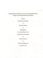 Computational complexity of linear-programming based design for the hopfield neural network