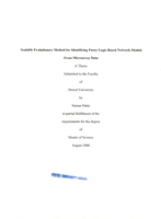 Scalable evolutionary method for identifying fuzzy logic based network models from microarray data