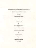 Effect of growth rate on end product distribution in Thermoanaerobacter ethanolicus