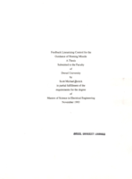 Feedback linearizing control for the guidance of a homing missile