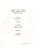 Development of a protocol to determine the effect of coagulation on the chlorine demand of a source water