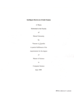 Intelligent retrieval of solids models