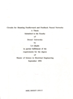 Circuits for shunting feedforward and feedback neural networks