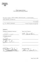 Moving target identification & classification using spectral estimation