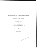 The influence of wind on nearshore breaking waves