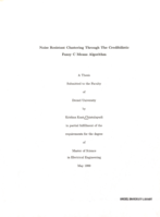 Noise resistant clustering through the Credibilistic Fuzzy C Means algorithm