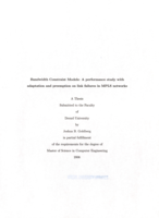 Bandwidth constraint models: a performance study with adaptation and preemption on link failures in MPLS networks