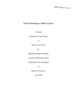 Packet scheduling in SDMA systems